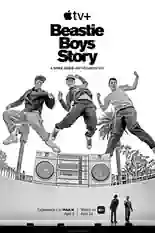 Постер фильма История Beastie Boys с названием и персонажими с данной картины