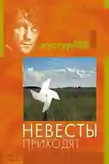 Постер фильма Невесты приходят с названием и персонажими с данной картины