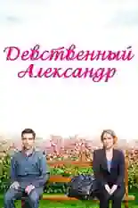 Постер фильма Девственный Александр с названием и персонажими с данной картины