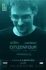 Постер фильма Citizenfour: Правда Сноудена с названием и персонажими с данной картины